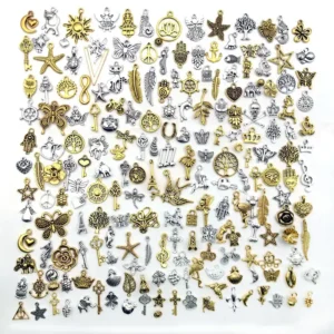 A large group of different types of charms.